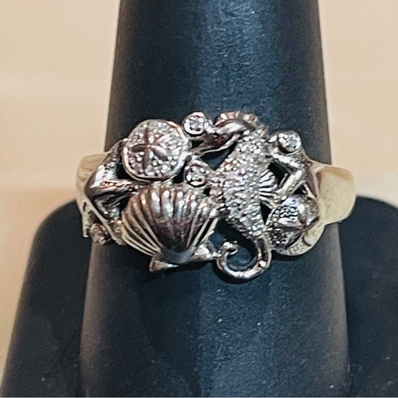 ⚓️Gorgeous 925 Sterling Silver Ross & Simons “Ocean” Ring! - Picture 9 of 16